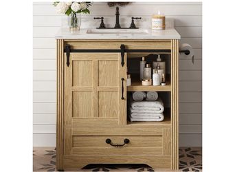 Bathroom vanity with sink