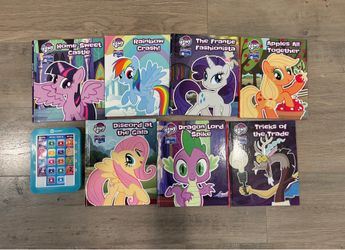 My Little Pony Books (7 books)- me Reader device