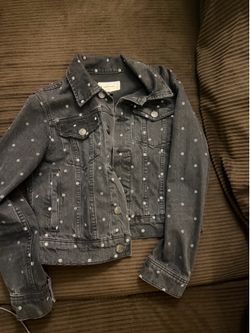 Current/Elliott Polka Dot Denim Jacket – Size 2