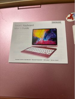 Pink wireless keyboard for ipad