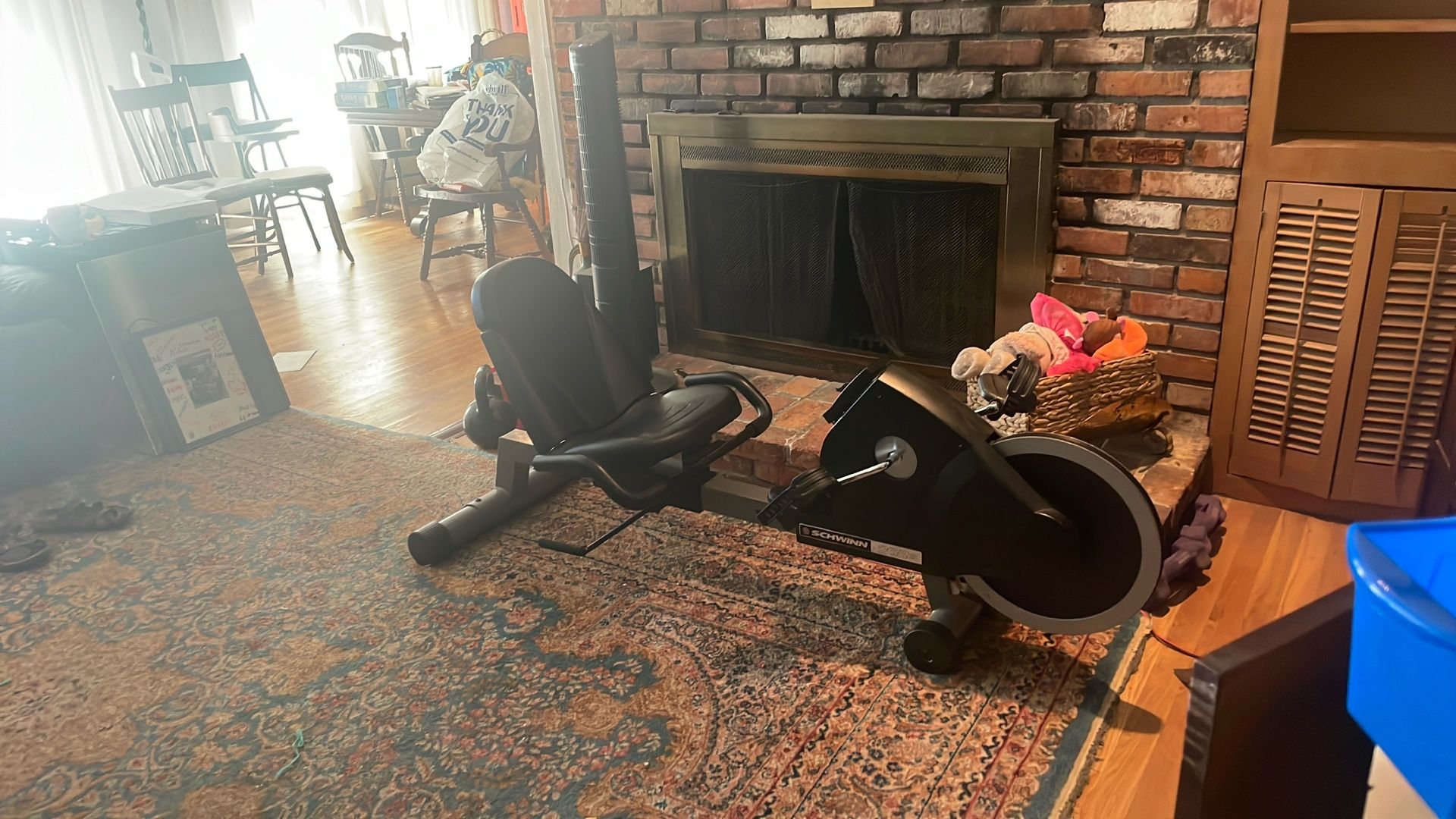 Recumbent Schwinn Stationary Bike