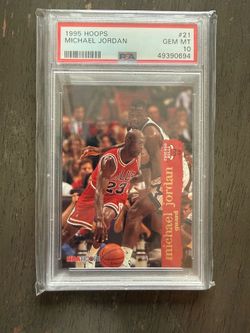 1995 michael jordan hoops psa 10