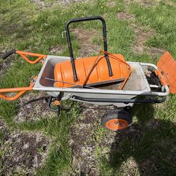 Worx Aerocart 8-In-1 Yard Cart / Wheelbarrow / Dolly / snow plow