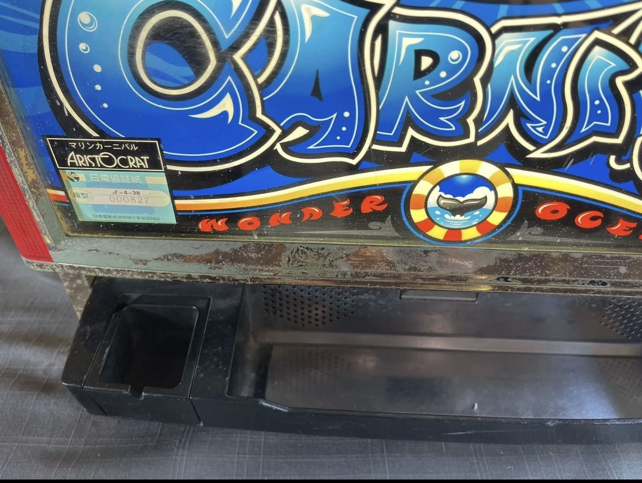 Aristocrat Marine Carnival Pachislo Japanese Slot Machine for Sale