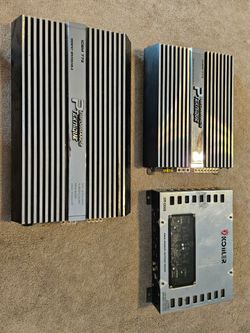 Amplifier 3 car amps