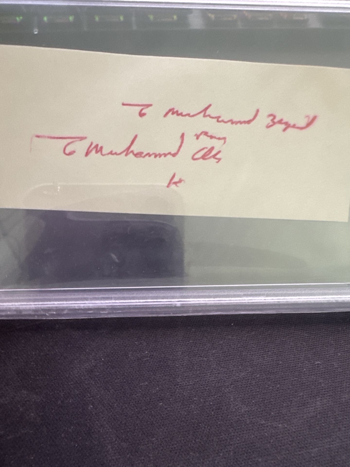 PSA Graded Muhammad Ali Signature