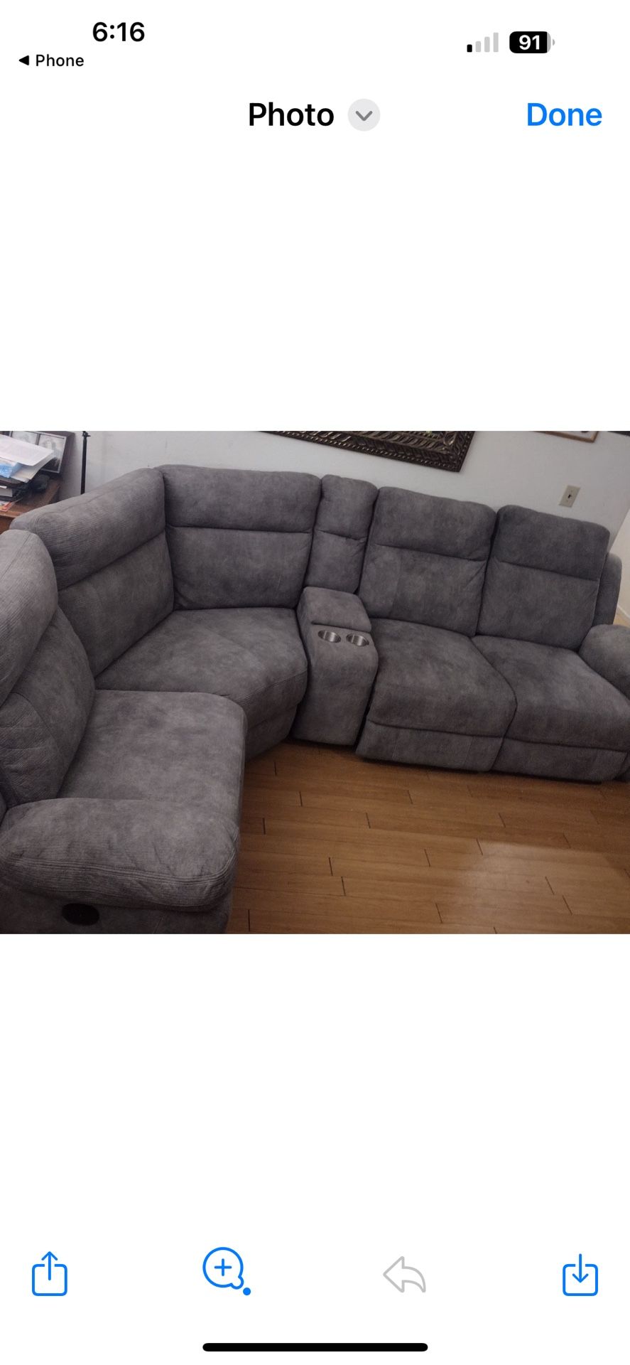 5 Piece Sofa Set 2400 When New Now 500 Is Being Used For A Year
