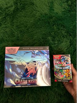 Pokemon Chaos Rising ETB & Booster Bundle Lot