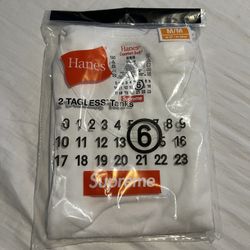 Supreme MM6 Maison Margiela Hanes Tagless Tank Top (2 Pack)