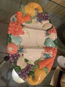 Thanksgiving plate/dish