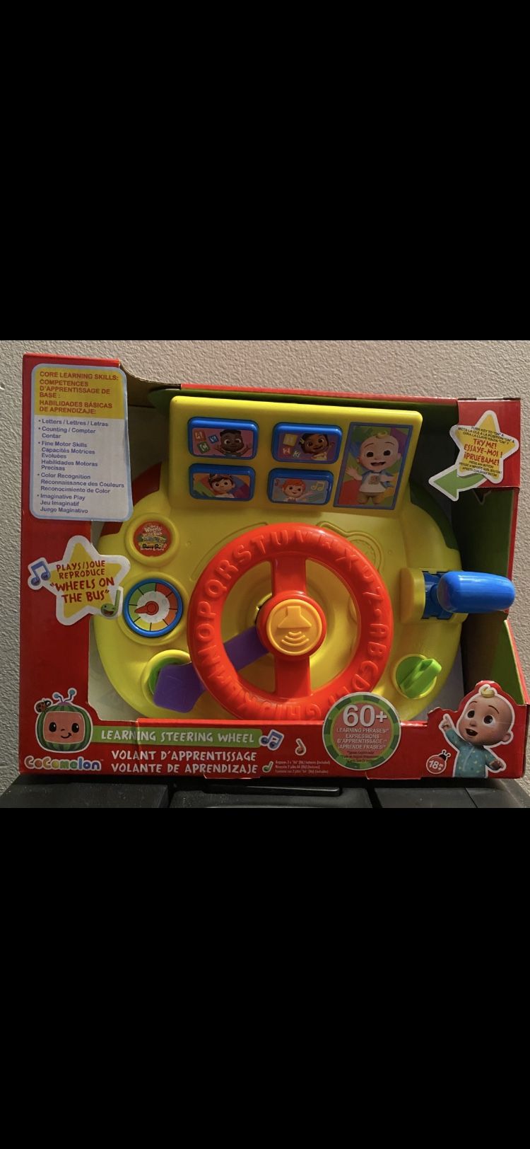Cocomelon Learning Steering Wheel 