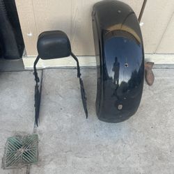 Fender And Backrest Harley