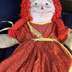 Vintage Raggedy Ann doll