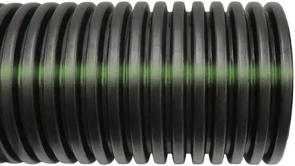 Black Polyethylene Corrugated Drainage Tubing for sale -  37’ for $15