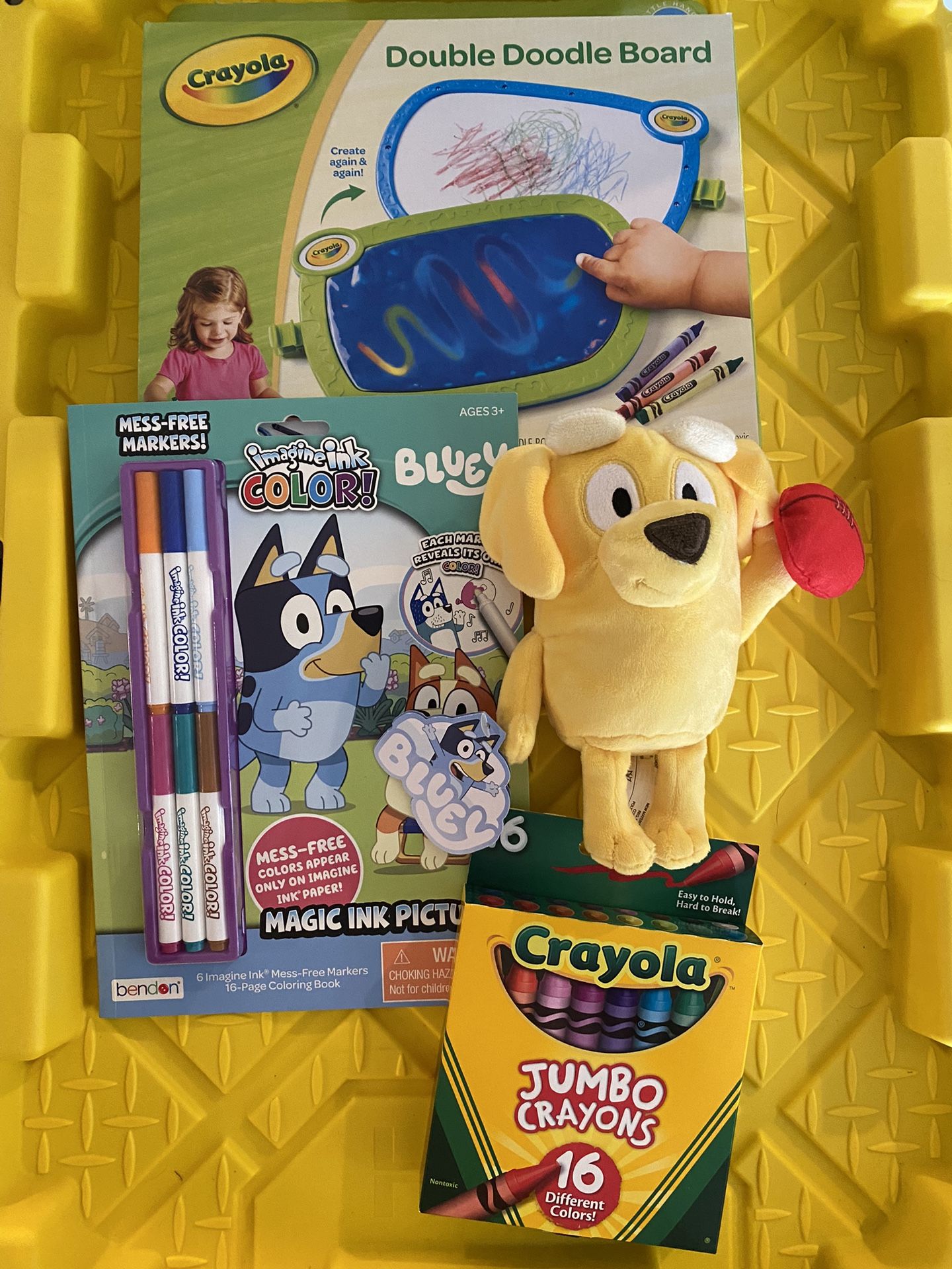 NEW Bluey/coloring Lot