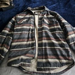 Dakota Grizzly Fleece-Lined Flannel Jacket – Men’s [Small] – Great Condition