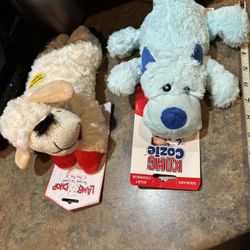  Lamb dog toy, dog kong cozie. Plush dog toys. New. Price for each 