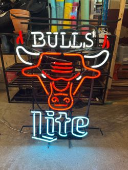 Chicago Bulls Neon Sign