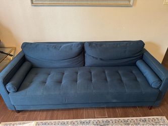 Blue couch
