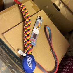 Dog Leash And Toy 