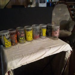 Vintage Frosted State Cups
