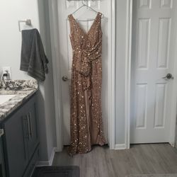 Gold Sequin Dress $60 Firm