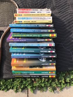 Haynes and Clymer auto repair books