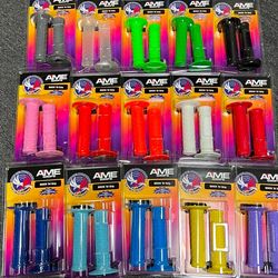 New AME BMX Tri Grips w/ Flange 120mm
