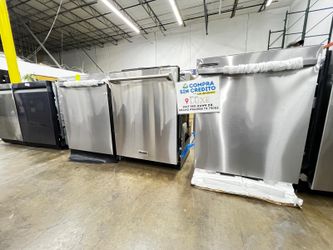 Samsung 51 dBA Dishwasher Handle 3rd Rack AutoRelease Door Stainless Steel