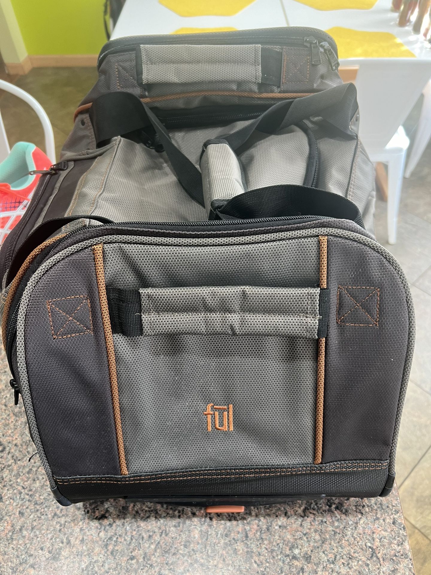Famous designer, travel bag, with handle, NEW, invincible Ballistic nylon, $59 
