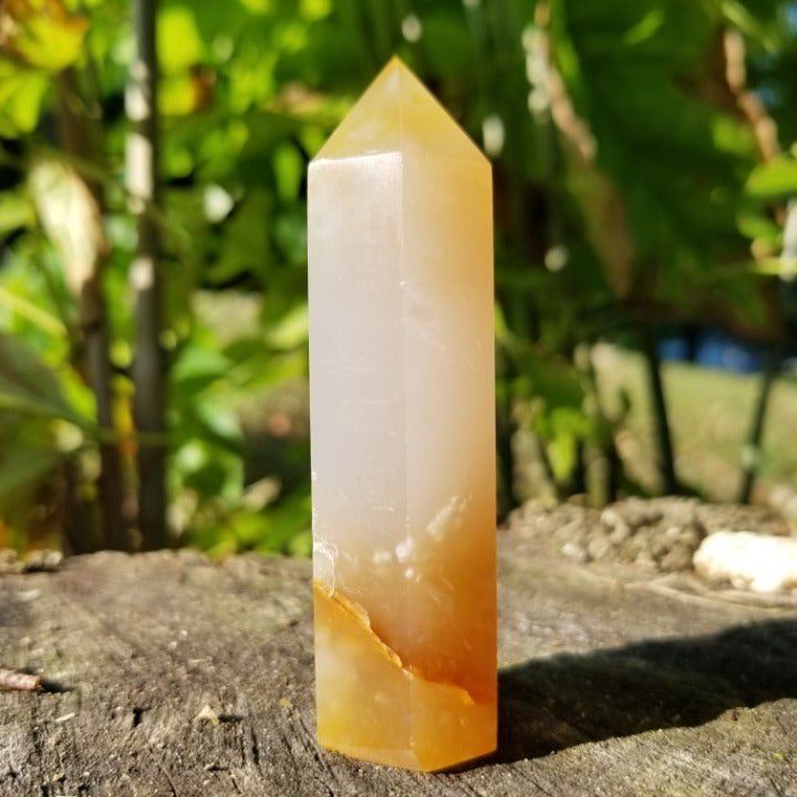 Flower Agate Terminated Point, Tower