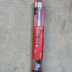 New craftsman Torque wrench , 1/2” inch drive,50-259 ft asking $125 