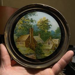 Vintage Village Painting