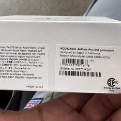 Apple Airpods Pro 2   (new Sealed )