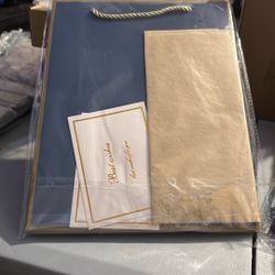 New- 2 Bags With Cards And Paper 