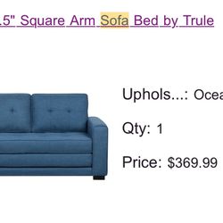 Square Arm Sofa Bed