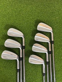 PING i530 Forged Irons 5-UW DG Mid 100 S300 Regular Black Dot RH 7 Clubs