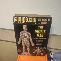 Vintage 1959 "The Visible Man" a Science Assembly Project, by Renwal
