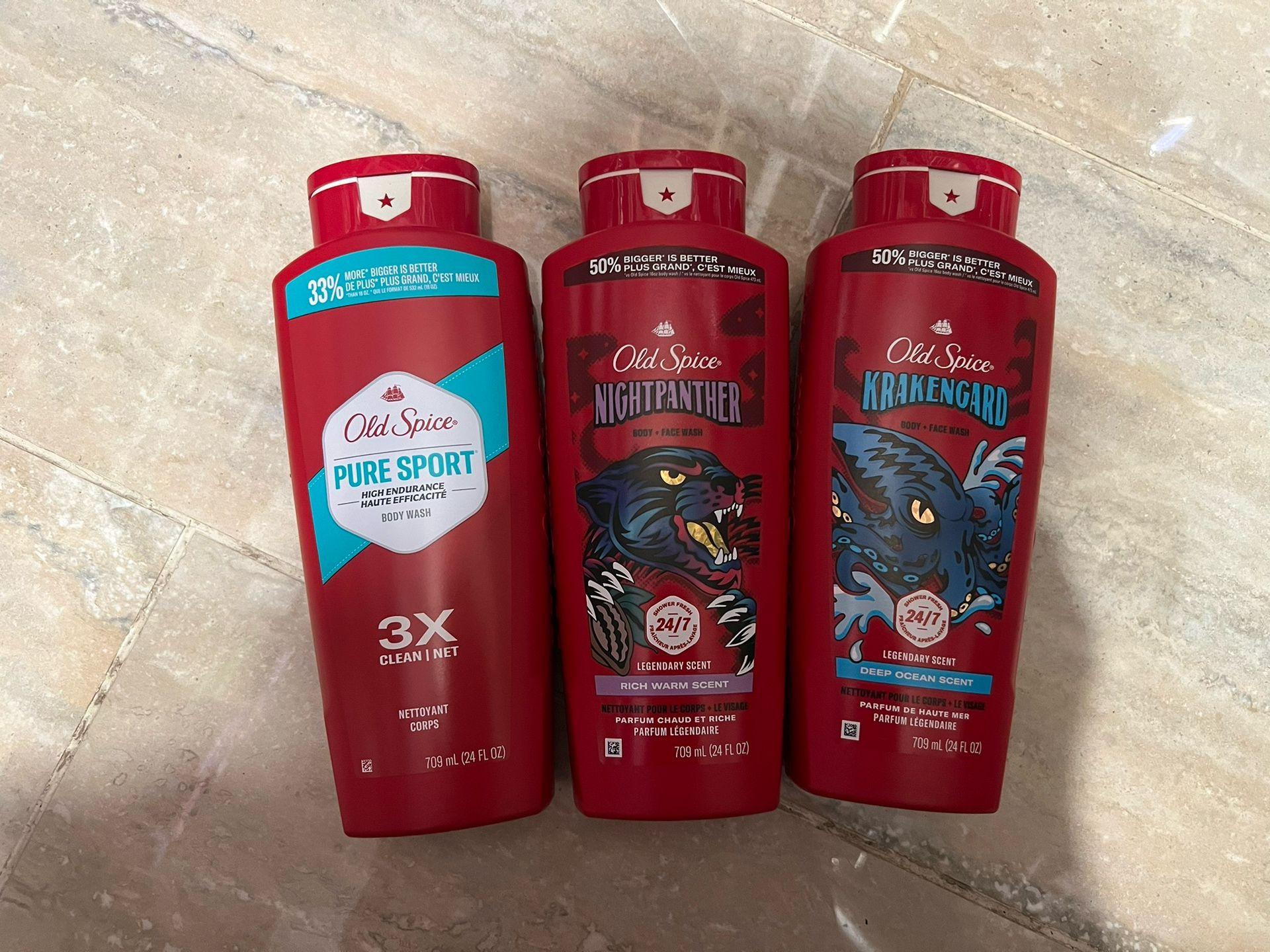 Body Wash Old Spice All For $15