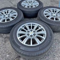 18” Cadillac XT5 Chevy Traverse GMC Acadia Canyon Chevrolet Colorado Rims Michelin Tires OEM 