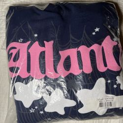 Sp5der Navy Blue Atlanta Hoodie
