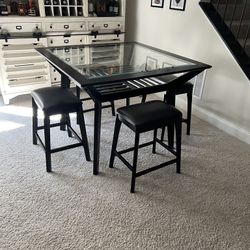 Table and Barstools