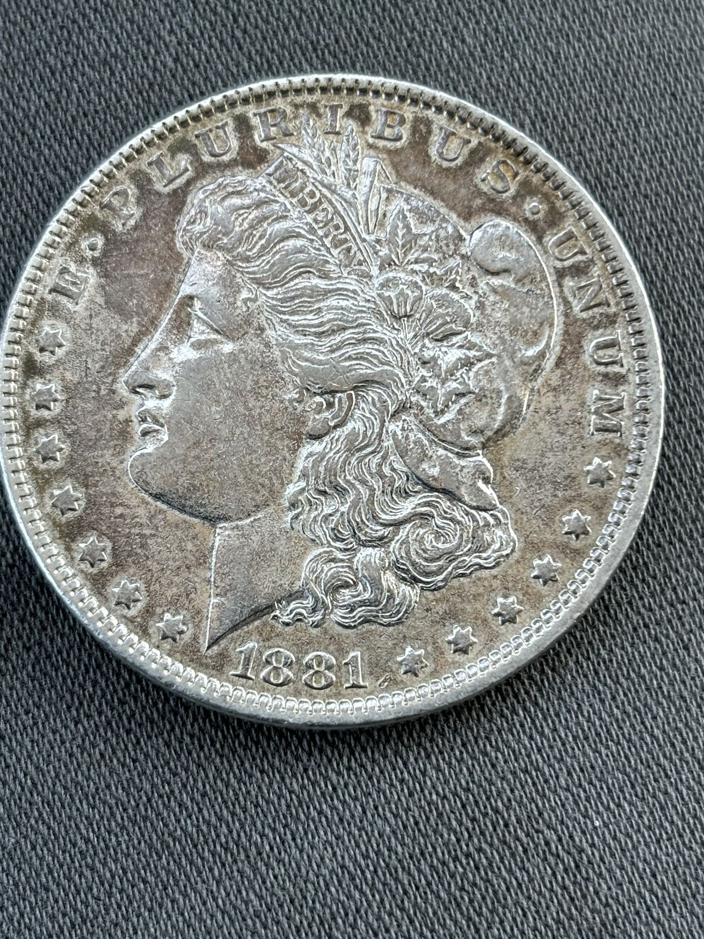 Morgan Dollar o 1881 Error 