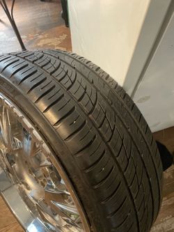 Rims and tires 255/30/24   $ 300 OBO