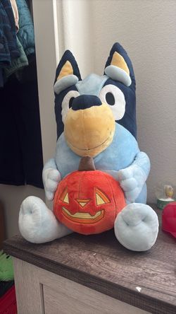 Bluey pumpkin stuffed animal