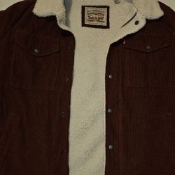 CORDUROY VINTAGE FIT SHERPA TRUCKER JACKET