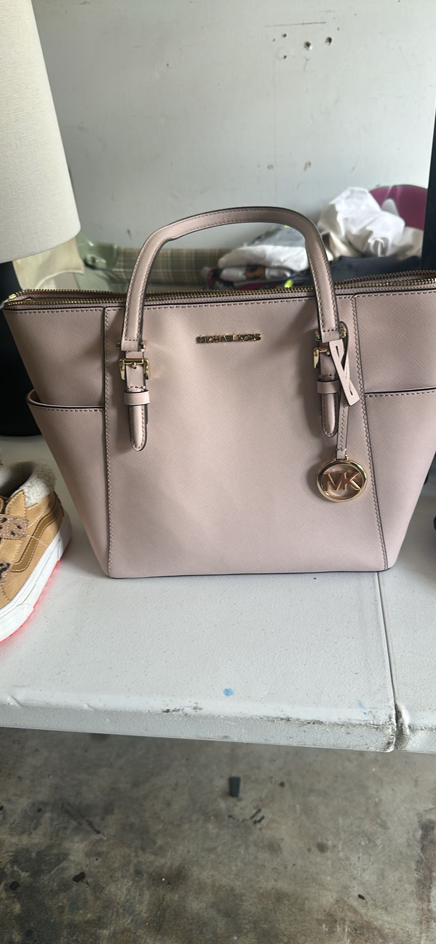 Pink Michael Kors Tote Bag
