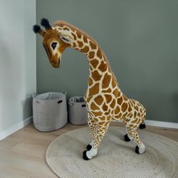 Melissa & Doug Giant Giraffe Lifelike Plush Stuffed Animal Jumbo 4ft+ Tall Retails $129.99