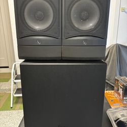 Beautiful Speakers Front Sides And Sub 