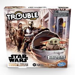Star Wars The Mandalorian Trouble Game By Hasbro